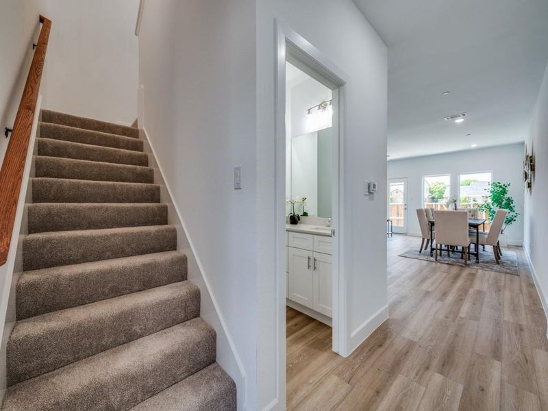 Spacious, unfurnished interior of a new home in Brentwood Court, The Colony (Image 23). Spacious, unfurnished interior of a new home in Brentwood Court, The Colony (Image 23).