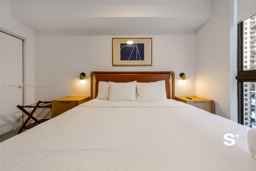 Furnished interior view inside a new home in , Miami (Image 23).