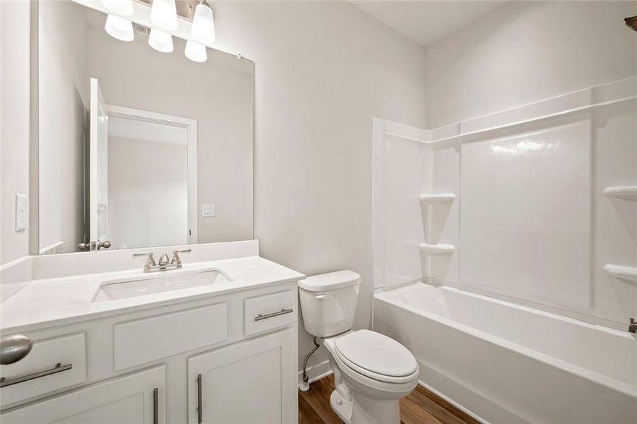 Furnished interior view inside a new home in Pinecrest Ridge, Dacula (Image 16).