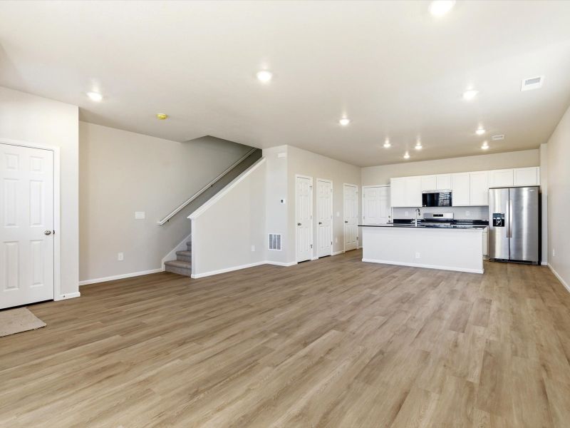 Spacious, unfurnished interior of a new home in Poudre Heights: The Meadow Collection, Windsor (Image 9).