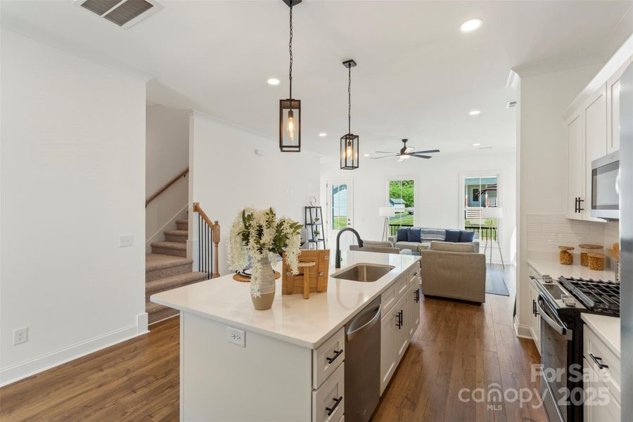 Furnished interior view inside a new home in , Kannapolis (Image 10).