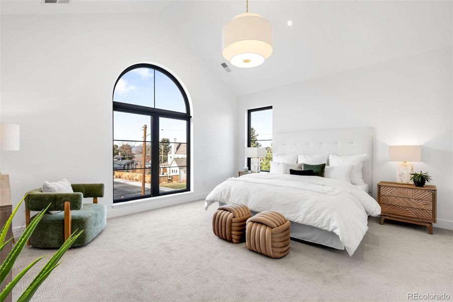 Furnished interior view inside a new home in , Denver (Image 36).