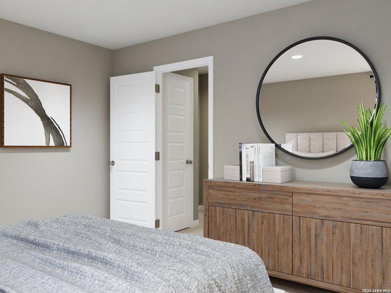 Furnished interior view inside a new home in Timber Creek, San Antonio (Image 17).