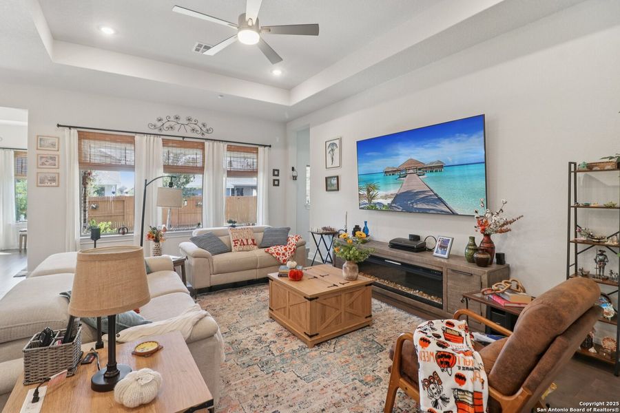 Furnished interior view inside a new home in Stillwater Ranch, San Antonio (Image 32).