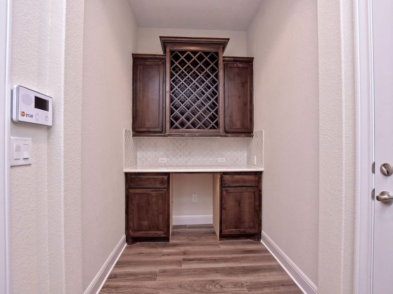 Representative furnished interior of a home built from the Siena II by Giddens Homes in Clearwater Ranch, Liberty Hill (Image 110).