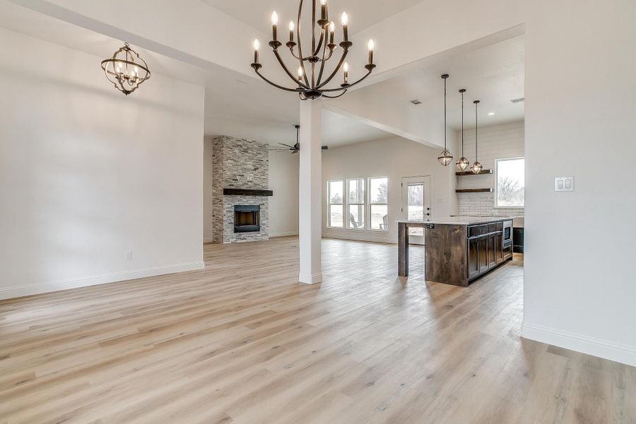Representative furnished interior of a home built from the Courtland Drive by Trinity Classic Homes in Zion Trails, Poolville (Image 6). Representative furnished interior of a home built from the Courtland Drive by Trinity Classic Homes in Zion Trails, Poolville (Image 6).