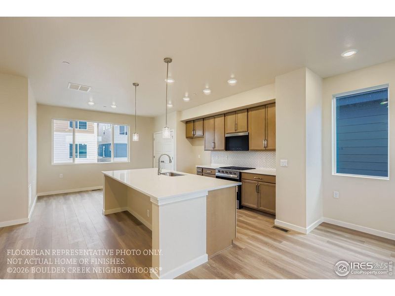 Furnished interior view inside a new home in Baseline, Broomfield (Image 12).