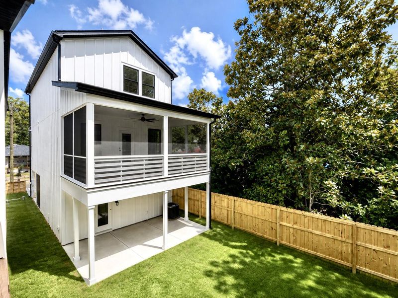 Exterior details and patio area of a home in , North Charleston (Image 26).