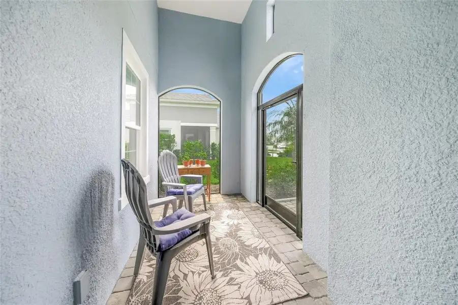 Exterior details and patio area of a home in , Sarasota (Image 4). Exterior details and patio area of a home in , Sarasota (Image 4).