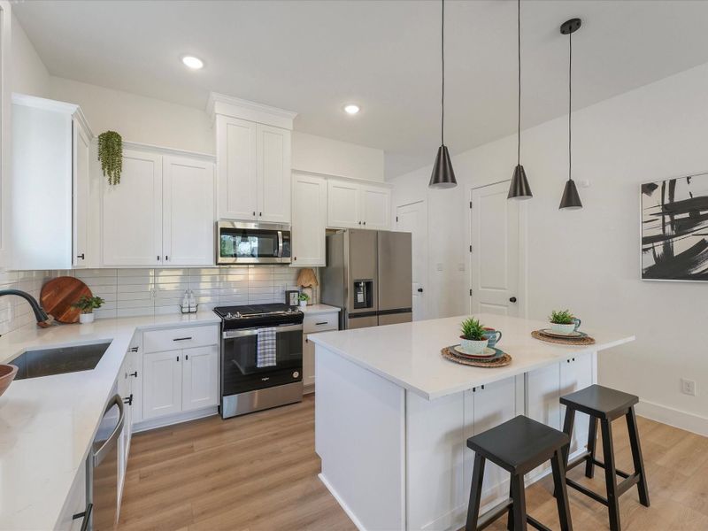 Furnished interior view inside a new home in , Houston (Image 19).