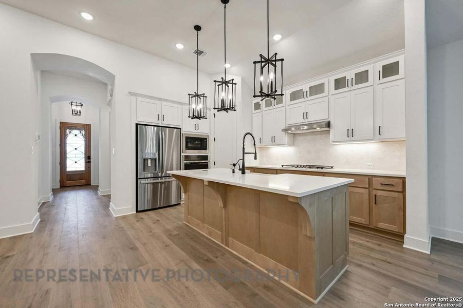 Furnished interior view inside a new home in Davis Ranch: 45ft. lots, San Antonio (Image 10).