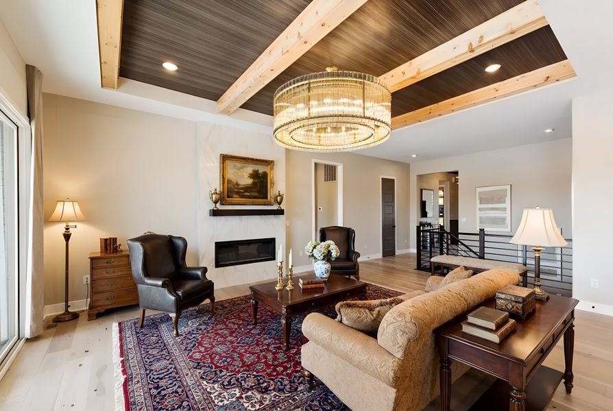 Furnished interior view inside a new home in Hidden Fields, Hoschton (Image 43).