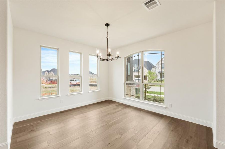 Spacious, unfurnished interior of a new home in Painted Tree Woodland District 50, McKinney (Image 27). Spacious, unfurnished interior of a new home in Painted Tree Woodland District 50, McKinney (Image 27).
