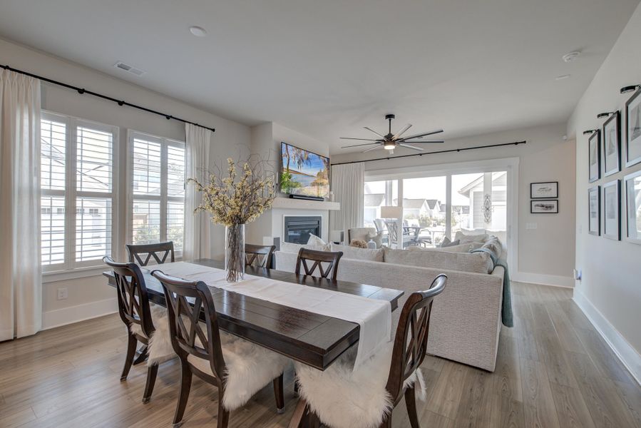 Furnished interior view inside a new home in Midtown at Nexton, Summerville (Image 12).