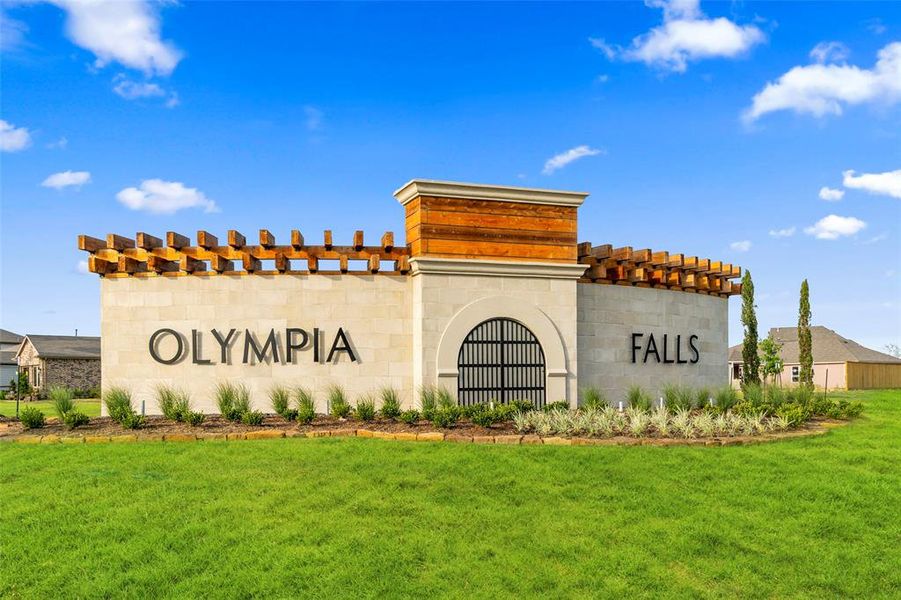 Olympia Falls is conveniently located near Fort Bend Pkwy. Toll Rd., South Hwy. 6, Sam Houston Tollway and I-69.