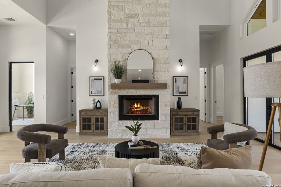 Furnished interior view inside a new home in , Bandera (Image 35). Furnished interior view inside a new home in , Bandera (Image 35).