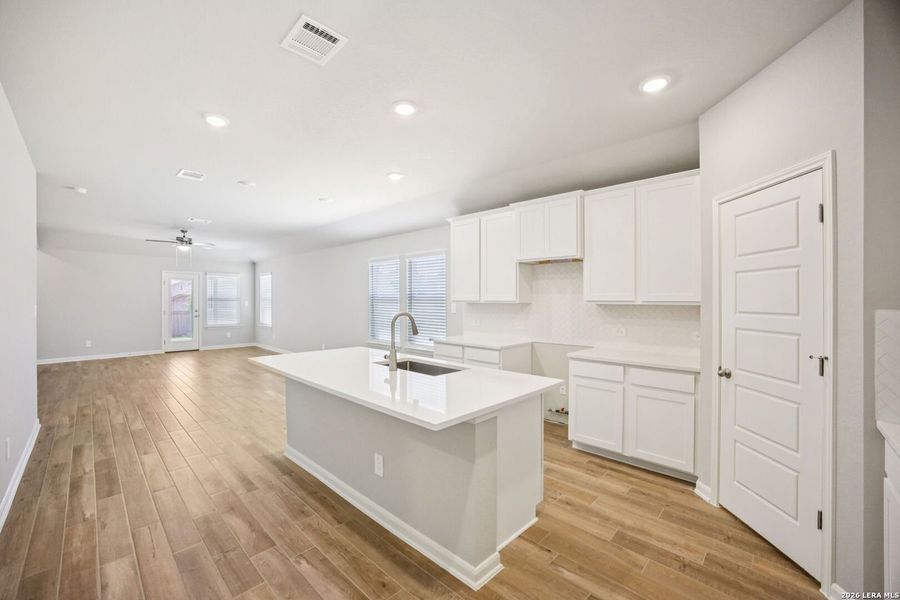 Furnished interior view inside a new home in Kallison Ranch, San Antonio (Image 9).