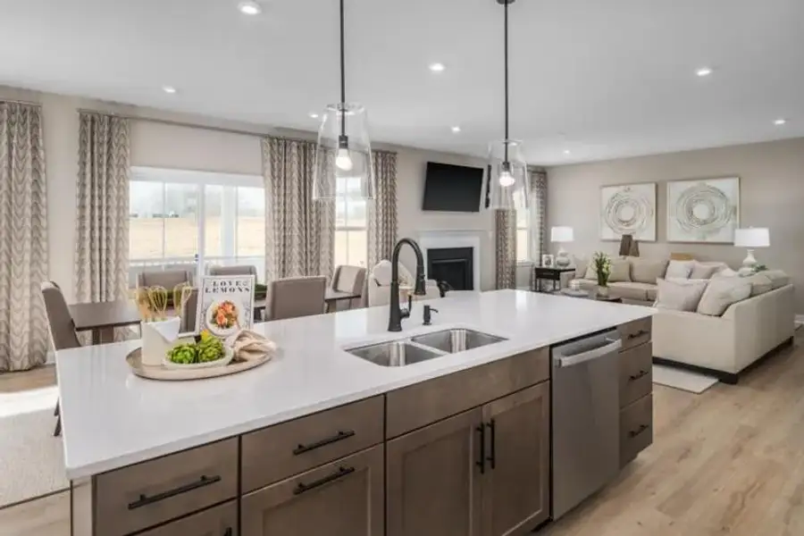 Furnished interior view inside a new home in , Commerce (Image 7).