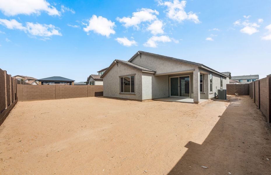 Exterior details and patio area of a home in Artisan at Asante, Surprise (Image 3).