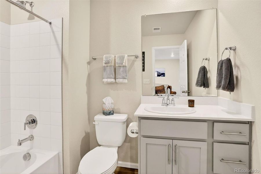 Full Bath on Upper Level Full Bath on Upper Level