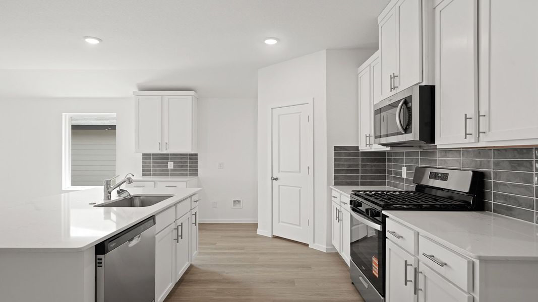 Furnished interior view inside a new home in Chapel Lakes, Montgomery (Image 7).