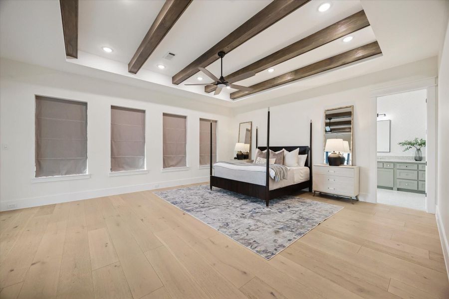 Furnished interior view inside a new home in , Houston (Image 14).