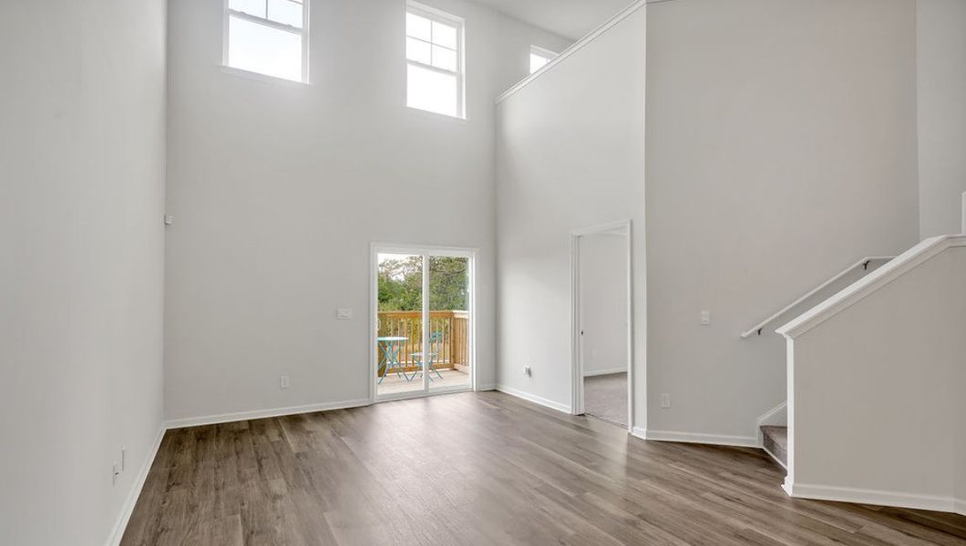 Spacious, unfurnished interior of a new home in Indigo Preserve Townhomes, Leland (Image 12).