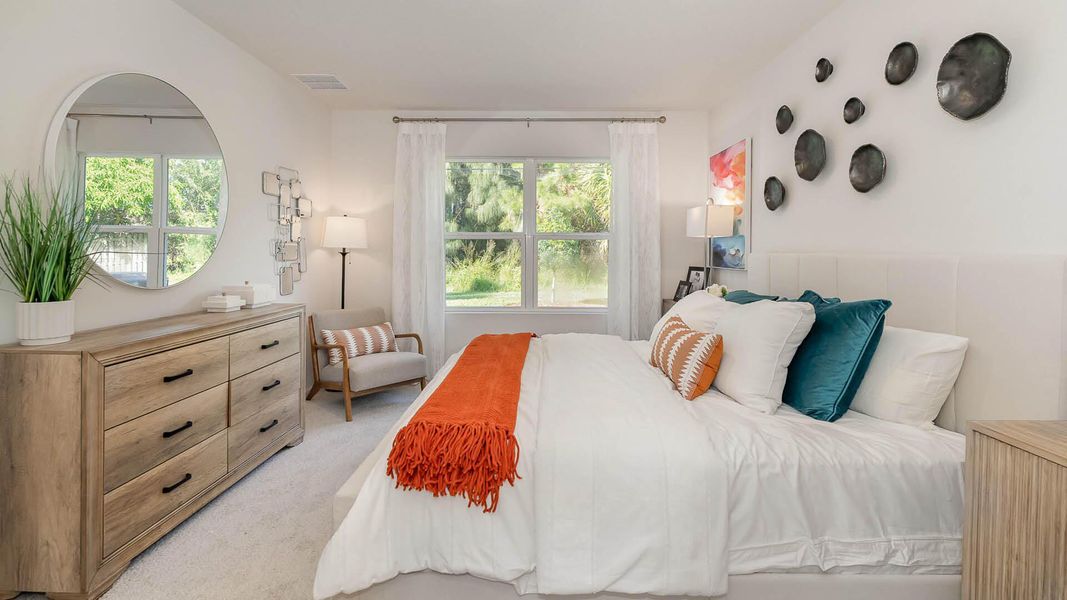 Furnished interior view inside a new home in , Okeechobee (Image 12).