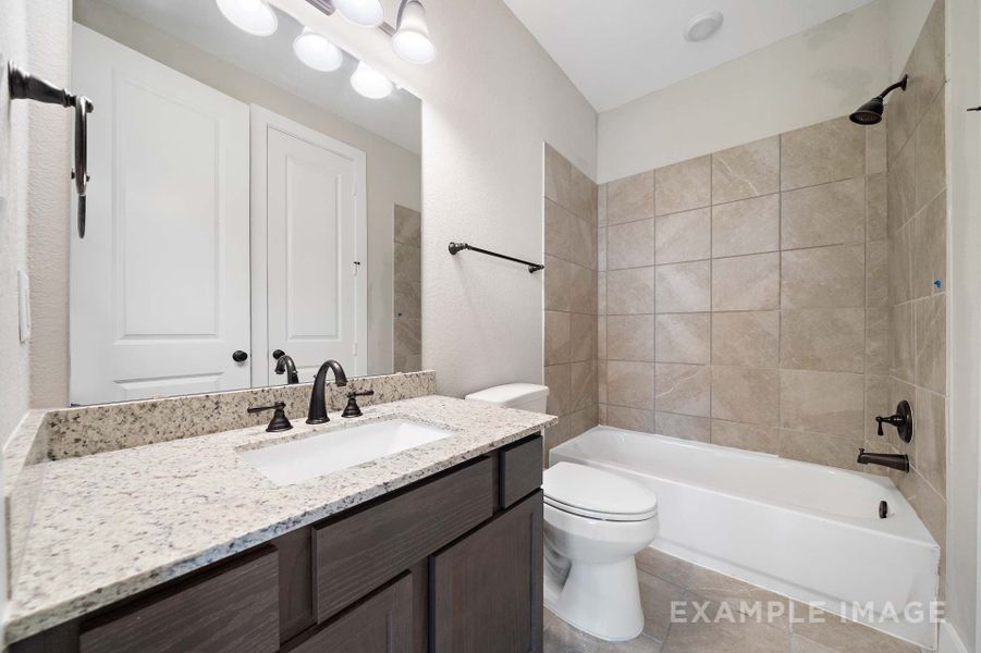 Representative furnished interior of a home built from the The Elizabeth by Davidson Homes LLC in Lago Mar, Texas City (Image 19).