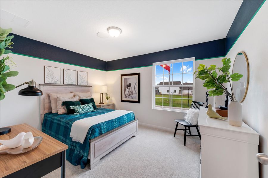 Furnished interior view inside a new home in Sweetgrass Village, Crosby (Image 14).