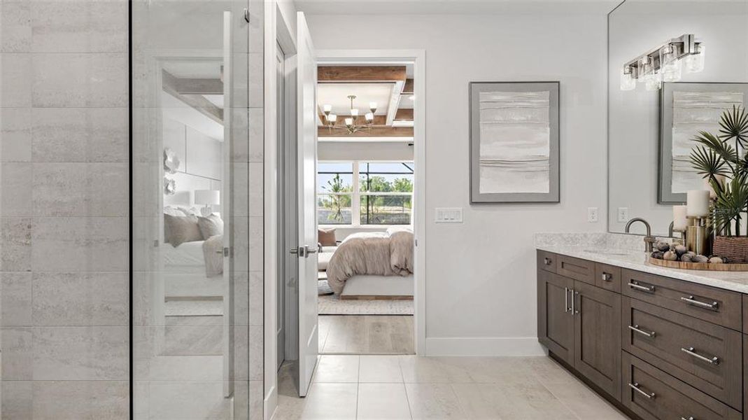 Furnished interior view inside a new home in , Lady Lake (Image 3). Furnished interior view inside a new home in , Lady Lake (Image 3).