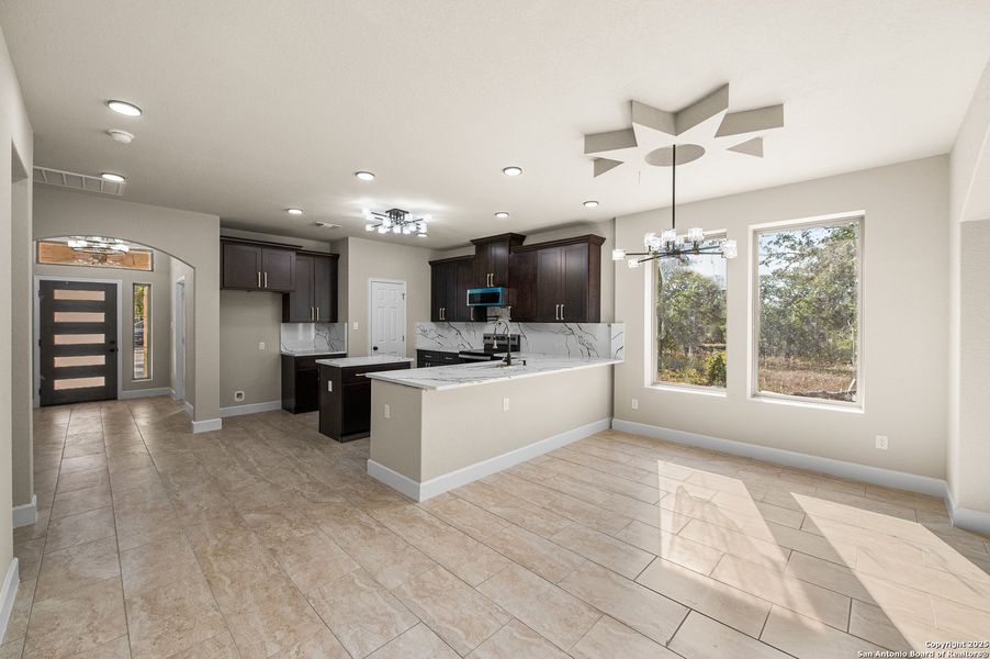 Furnished interior view inside a new home in , San Antonio (Image 12). Furnished interior view inside a new home in , San Antonio (Image 12).