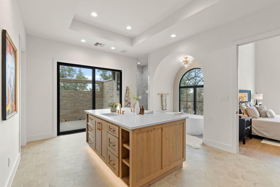 Furnished interior view inside a new home in , Dripping Springs (Image 28).