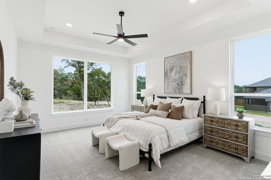 Furnished interior view inside a new home in Heimer Estates at Garden Ridge, San Antonio (Image 34).