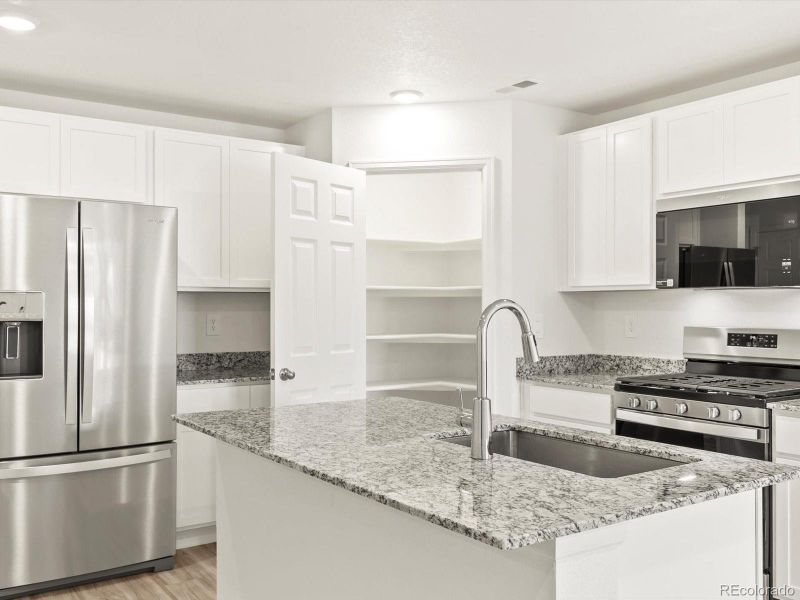 Furnished interior view inside a new home in , Aurora (Image 7). Furnished interior view inside a new home in , Aurora (Image 7).