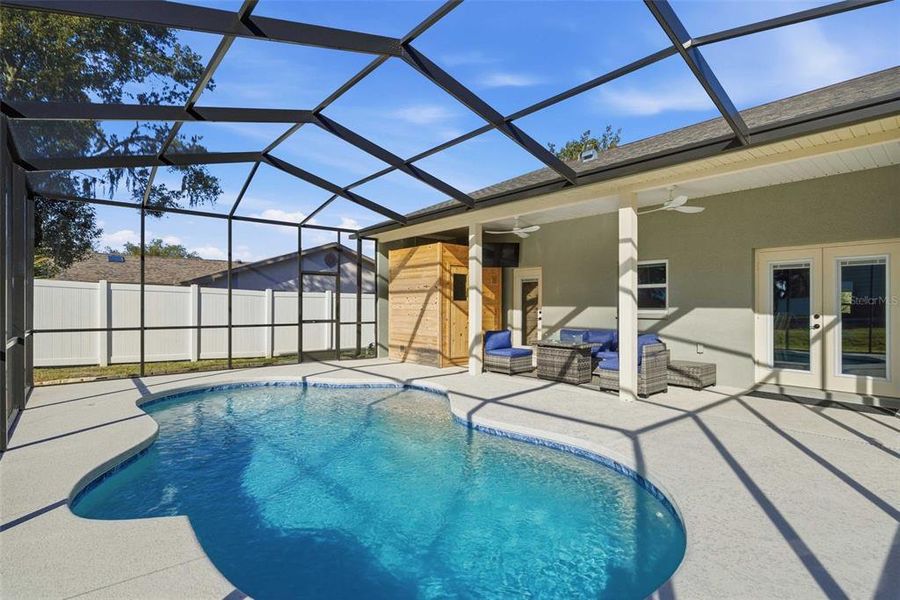 Exterior details and patio area of a home in , Inverness (Image 26).