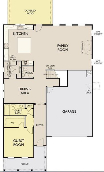 2D floor plan layout of this home in , Ravenel, SC (Image 4).