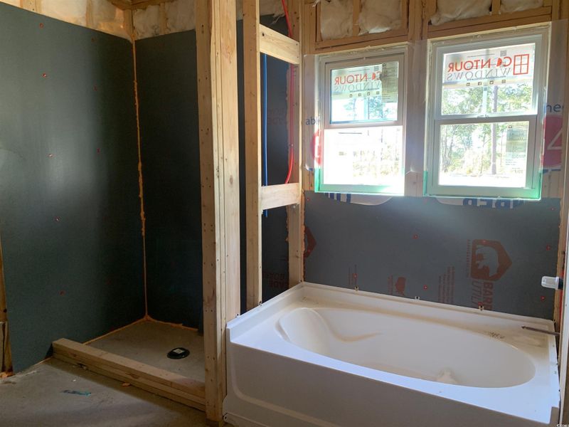 In-progress construction of a new home in Oak Grove, Conway, SC (Image 7). In-progress construction of a new home in Oak Grove, Conway, SC (Image 7).