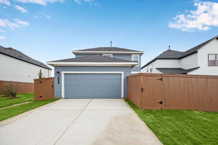 Front exterior of a new home in , Katy, TX, highlighting curb appeal (Image 22).