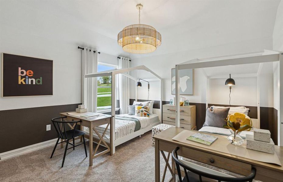 *Model representation. Some features and options may differ - Spacious secondary bedroom with large window *Model representation. Some features and options may differ - Spacious secondary bedroom with large window