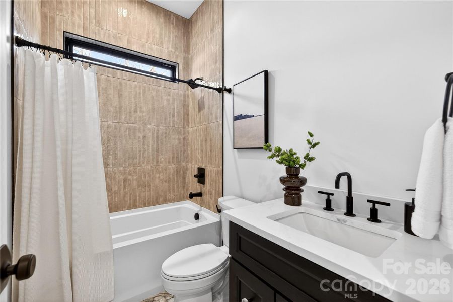 Furnished interior view inside a new home in , Charlotte (Image 8).