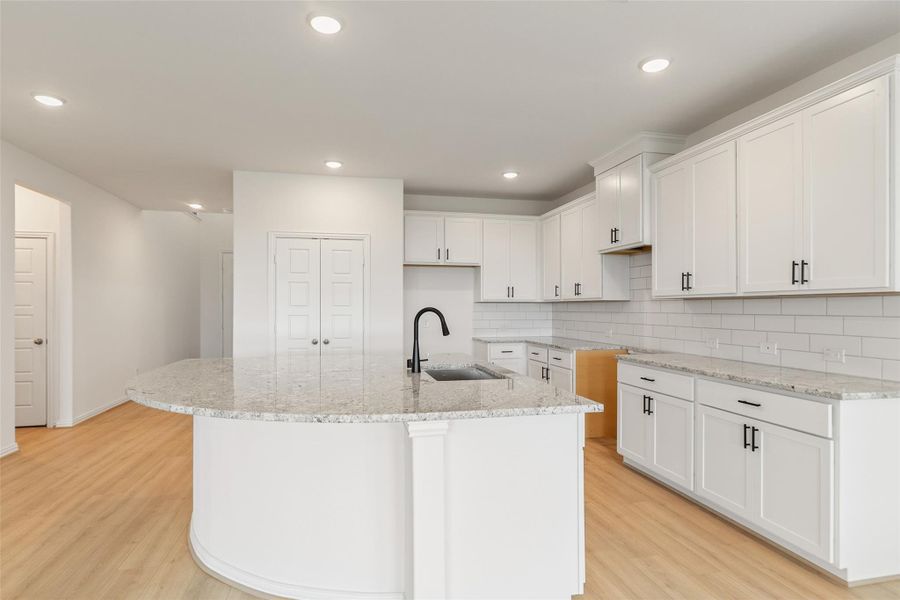 Furnished interior view inside a new home in Creekhaven, Iowa Colony (Image 8). Furnished interior view inside a new home in Creekhaven, Iowa Colony (Image 8).
