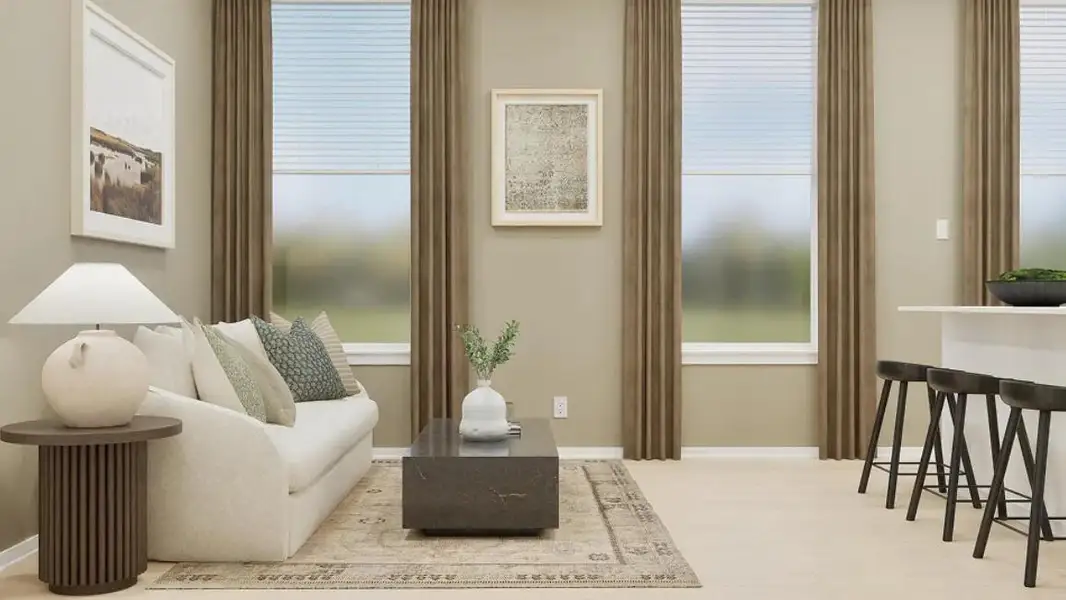 Guest suite. **Photos are illustrative only. This is not the actual homesite.**