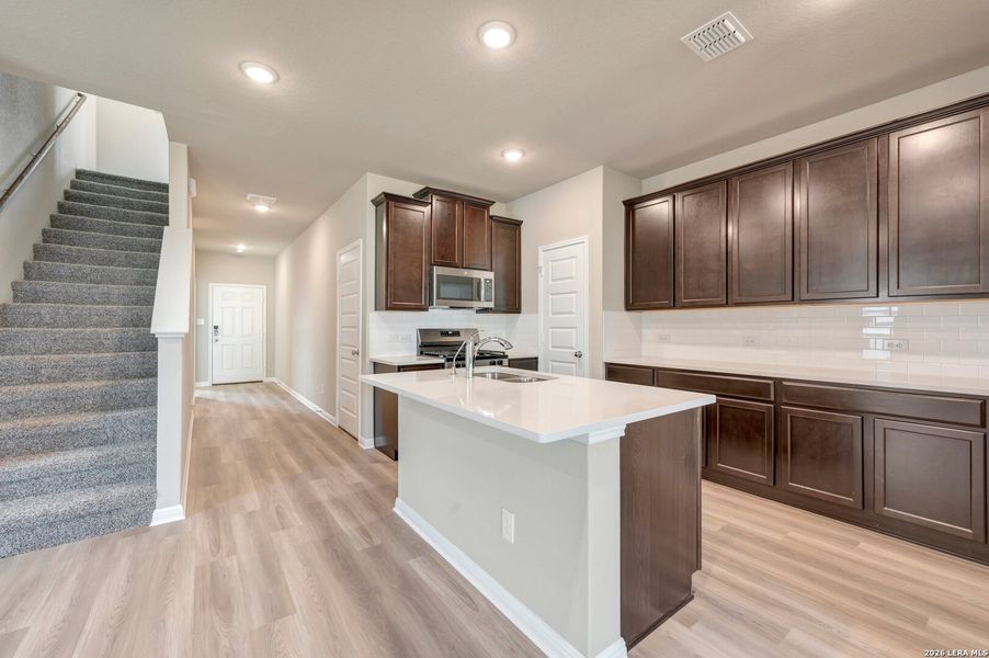 Furnished interior view inside a new home in Mesquite Ridge, San Antonio (Image 10).