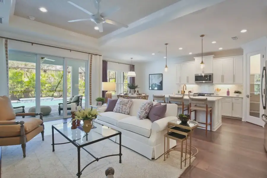 Furnished interior view inside a new home in Windward, Lakewood Ranch (Image 7).