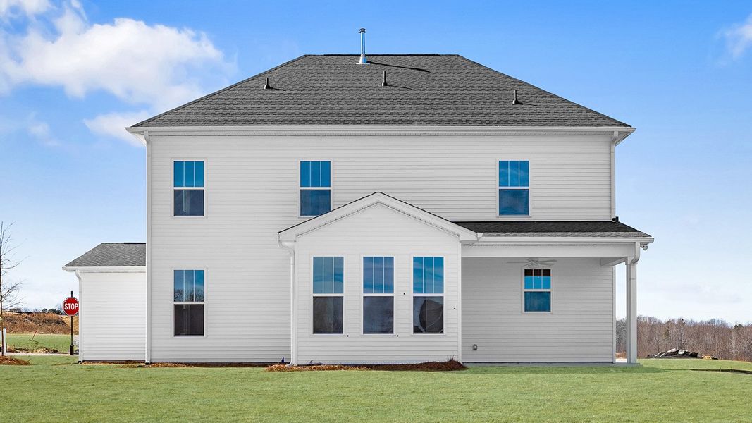 Exterior details and patio area of a home in Fieldstone, Lexington (Image 4).