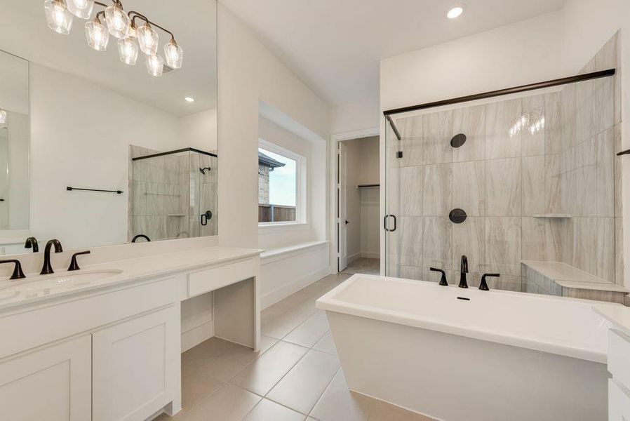 Furnished interior view inside a new home in Edgewater, Fate (Image 8).