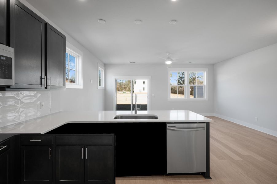 Furnished interior view inside a new home in Windward Townes, Goose Creek (Image 10).