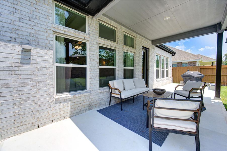 Expanded patio and lots off room for outdoor entertaining.