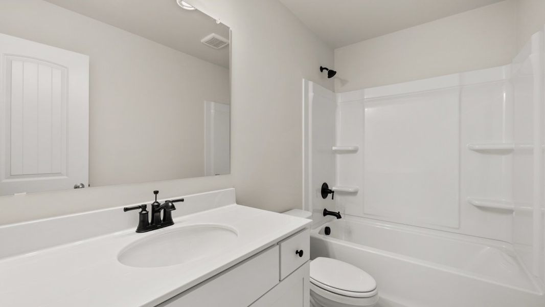 Furnished interior view inside a new home in Thalley Creek Estates, Cumming (Image 11). Furnished interior view inside a new home in Thalley Creek Estates, Cumming (Image 11).